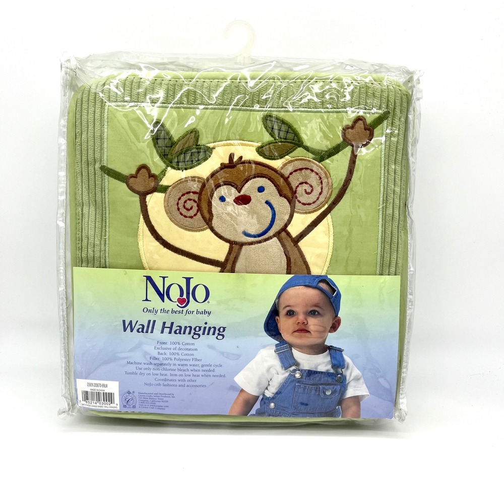NoJo Baby Wall Hanging Decor Monkey Elephant Giraffe Tiger Nursery‎